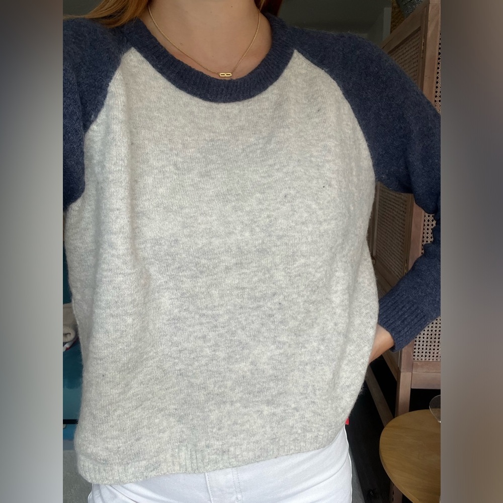 Madewell baseball tee sweater